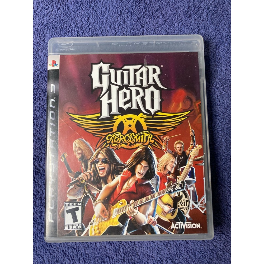 Guitar Hero Aerosmith Sony Playstation 3 2008 Complete Tested